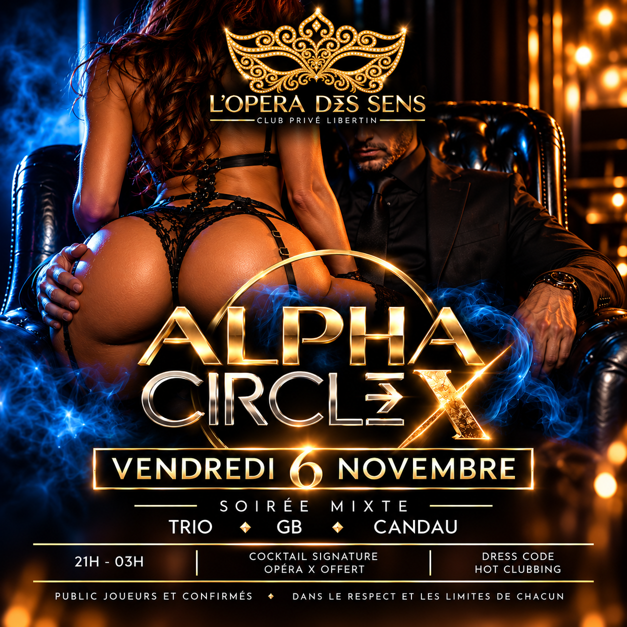 Affiche Opéra des Sens _ Alpha Circle